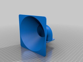 140mm 60mm 90deg fan duct 3d printing customized 3d print model - Mito3D