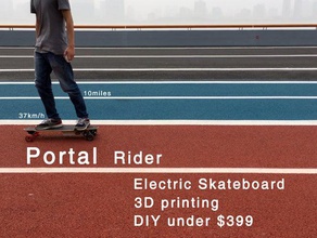 Imprimée en 3d skateboard électrique rc des véhicules contrôle à distance 3d print model - Mito3D