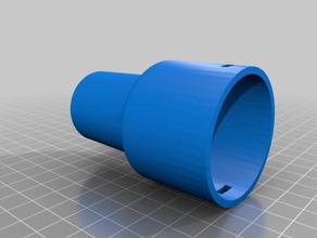 embout aspirateur dexter diam 45mm parti il tubo aspirapolvere 3d print model - Mito3D