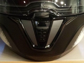 gopro motorcycle helmet fpv mount nolan n86 camera 3d print model - Mito3D