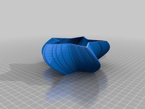 my customized png twisted vase art 3d print model - Mito3D