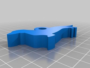 Dackel Schlüsselanhänger angepasst 3d print model - Mito3D
