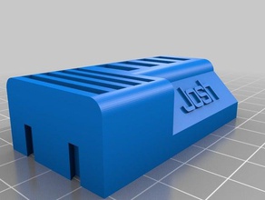 my customized usb stick sd card holder josh organization 3d print model - Mito3D