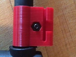 bicicleta de bloqueo la abrazadera reemplazo partes creado freecad 3d print model - Mito3D