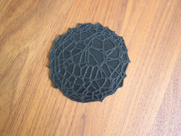 trinken coaster Stock-voronoi-4 Küche Essen Kunst beercoaster beercoasters beermat - Getränk Getränke-Untersetzer bier Getränke Glas home voronoi-design 3D print model - Mito3D