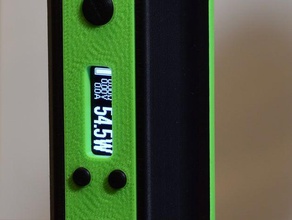 evolv dna75 boîte verticale mod v2 bas feederleft droit squonkers le bricolage ecig ecigarette svapo vapoter vaping 3d print model - Mito3D