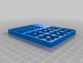 my customized doubledbattery tray 24aa 24aaa organization 3d print model - Mito3D