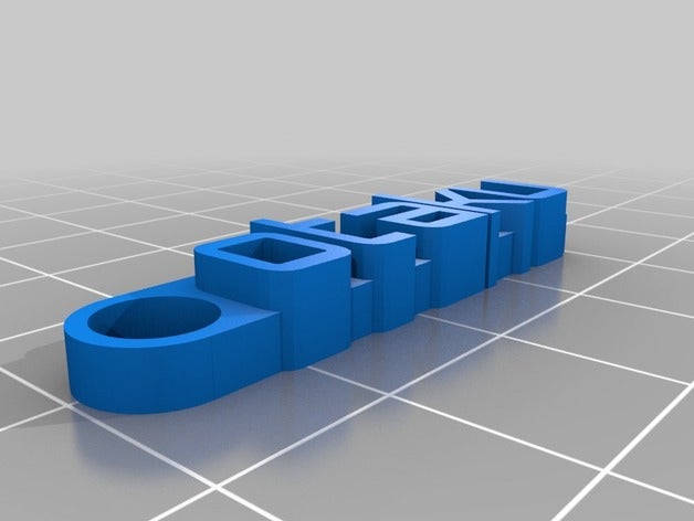 otaku Schlüsselbund - Organisation angepasst 3D print model - Mito3D