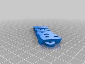 robert organização personalizado 3d print model - Mito3D
