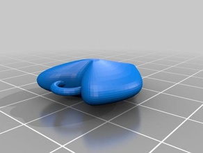 heart keychain keychains 3d print model - Mito3D