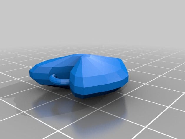 Herz-Anhänger Schmuck 3D print model - Mito3D