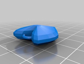 pendente cuore gioielli 3d print model - Mito3D