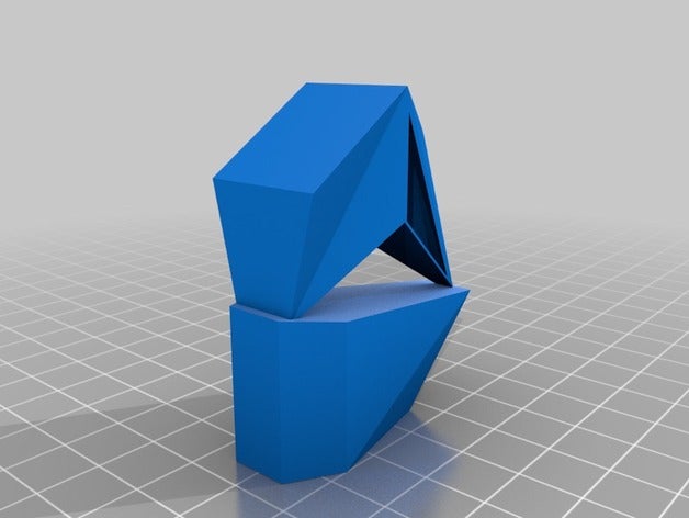 face du prisme sculptures 3D print model - Mito3D