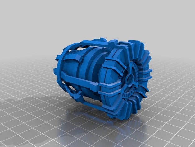 arc-Reaktor montiert skaliert Requisiten 3D print model - Mito3D