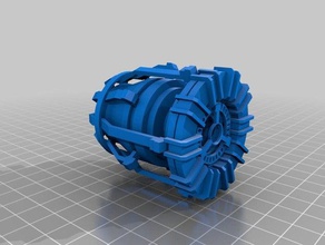 arc reaktörü ölçekli toplandı sahne 3d print model - Mito3D