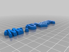 mr keychains customized 3d print model - Mito3D