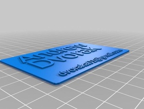 mes affaires personnalisés de la carte des signes logos 3d print model - Mito3D