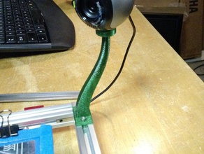 webcam stand logitech quickcam s5500 eyeball camera 3d printer accessories 3d print model - Mito3D