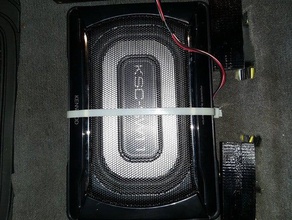 underseat heat diverter subaru automotive air conditioning duct heater 3d print model - Mito3D