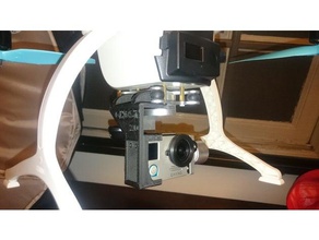 ehang ghostdrone 20 aerial gimbal bracket 3d printing 3d print model - Mito3D