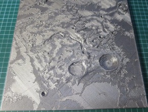 vallis schr&oumlteri schroters Tal des Mondes Physik Astronomie 3d-topo Krater Geologie lunar Mond Topographie Vulkan 3d print model - Mito3D