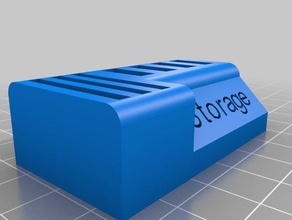 storage usb stick sd card holder organization customized 3d print model - Mito3D