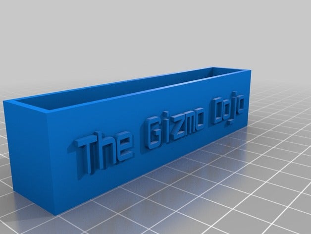 gizmo dojo básicas de negocios titular la tarjeta oficina personalizado 3D print model - Mito3D