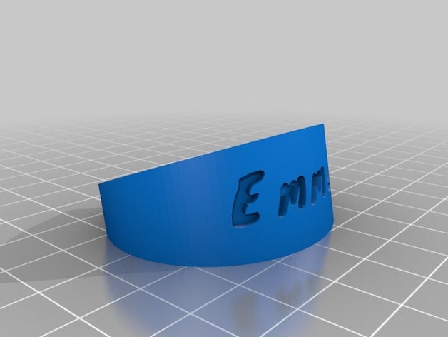 emma les bracelets personnalisé 3D print model - Mito3D