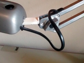 lampada da tavolo di connessione office connettore luce riparazione 3d print model - Mito3D