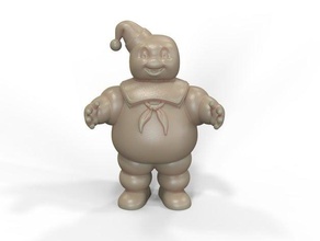 marshmallow adam 3d baskı şekil ghostbusters hayalet avcıları marshmellow santa claus 3d print model - Mito3D