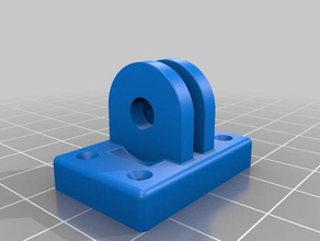 go pro mounting bracket sport outdoors 3d print model - Mito3D