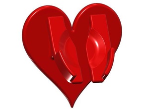 cœur de titulaire veille accessoires coeur saint valentin seiko cadeaux jour valentines 3d print model - Mito3D