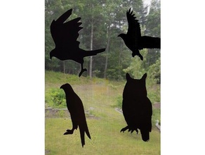 pássaro decalques de aves segurança esporte ao ar livre águia emax nighthawk dia dos pais flexível filamentos flexíveis ímã 250 ninjaflex coruja pixhawk adesivo 3d print model - Mito3D