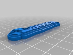 laura llaveros personalizado 3d print model - Mito3D