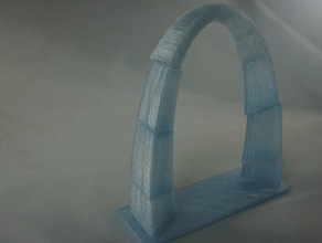 gateway arch puzzle engineering engineeringproject mathproject mbmakeathonchi 3d print model - Mito3D