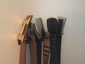 belt holder organization 3d print model - Mito3D