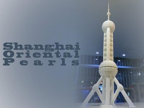 shanghai oriental pearl Gebäudes Gebäude Strukturen Wahrzeichen Wolkenkratzer tower 3d print model - Mito3D