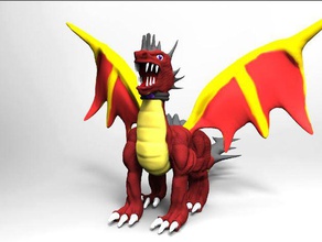 xerat Drachen Spielzeug - Spiele 3d print model - Mito3D