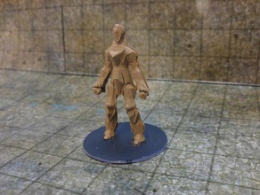 28mm scale miniature stone golem toys games dd pathfinder rpg tabletop 3d print model - Mito3D