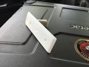 bi-fold door hinge pin repair plate household 3d print model - Mito3D