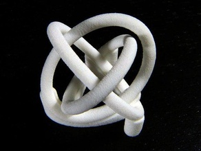 borromean rings stand math 3d print model - Mito3D