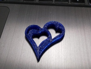 heart pendant jewelry 3d print model - Mito3D