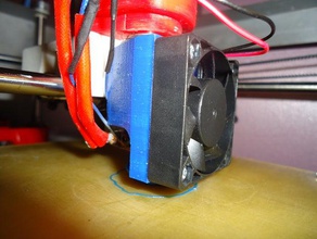 e3d v6 40mm cooling fan duct printer accessories e3d-v6 e3dv6 3d print model - Mito3D