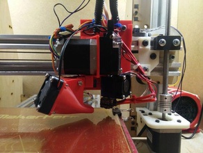 e3d titan i3v de montaje del ventilador servo monta la impresora extrusoras 3d print model - Mito3D
