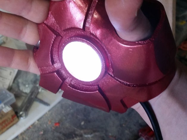 iron man mk6 mk 6 gant de la main repulsor costume 3D print model - Mito3D