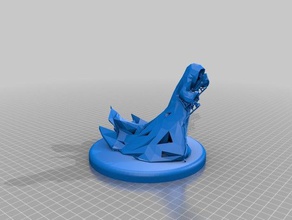 digi-reaper base de meshmixer soutien sculptures 3d print model - Mito3D