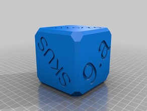 cube- collected corners dice 3d print model - Mito3D