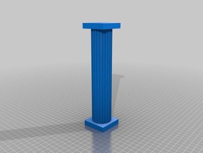 my customized column buildings structures 3d print model - Mito3D