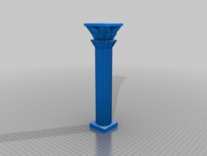 my customized column buildings structures 3d print model - Mito3D