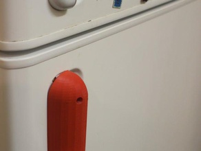 replacement fridge handle my parts door refrigerator 3d print model - Mito3D